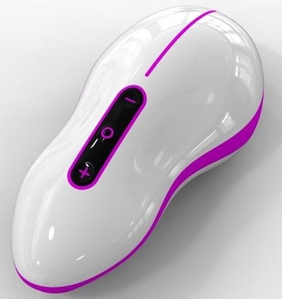 Бело-розовый вибростимулятор Mouse белый с розовым Odeco (белый; розовый) 