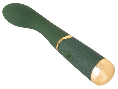 Зеленый стимулятор точки G Luxurious G-Spot Massager - 19,5 см. Orion 