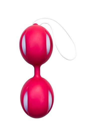 Вагинальные шарики OnOna двойные со смещенным центром тяжести розовые (розовый) 