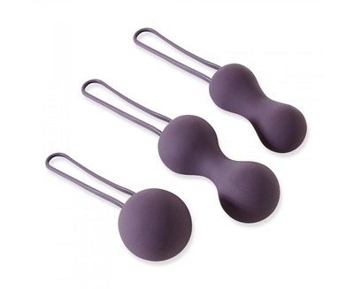 Набор фиолетовых вагинальных шариков Je Joue Ami (фиолетовый) 