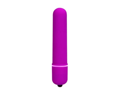 Фиолетовая вытянутая вибропуля - 10,2 см. Baile (фиолетовый) 