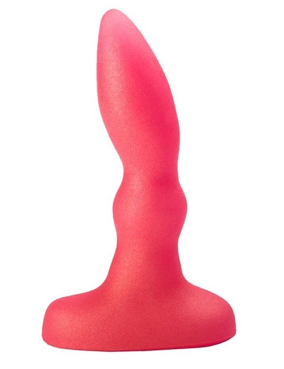Розовая гелевая пробочка с каплевидным кончиком - 10 см. LoveToy (розовый) 