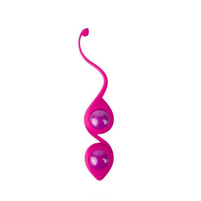 Вагинальные шарики с хвостиком Cosmo Bior toys (розовый) 