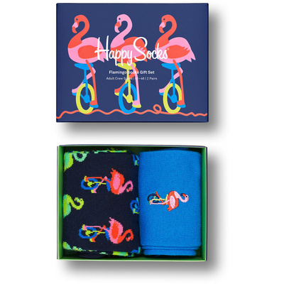 Набор носков Happy socks 2-Pack Flamingo Socks Gift Set XFLA02 