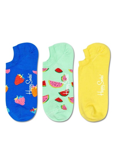 Носки Happy socks 3-Pack Fruit No Show Sock FRU39 