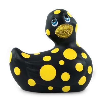 Вибратор-уточка Big Teaze Toys I Rub My Duckie 2.0, черно-желтый (Желтый, Черный) 