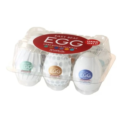 Tenga Egg-II Набор стимуляторов, 6 шт (Белый) 