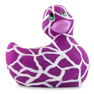 Вибратор-уточка Big Teaze Toys I Rub My Duckie 2.0, бело-фиолетовый (Белый, Фиолетовый) 