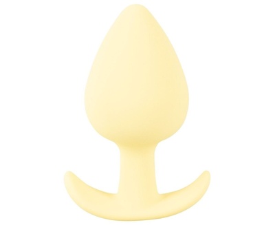Жёлтая анальная втулка Mini Butt Plug - 6 см. Orion (желтый) 