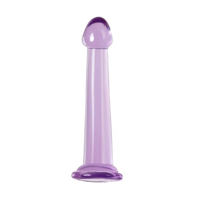 Фиолетовый фаллоимитатор Jelly Dildo M - 18 см. Toyfa Basic 