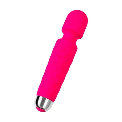 Розовый жезловый вибратор Peony - 20,5 см. TOYFA 