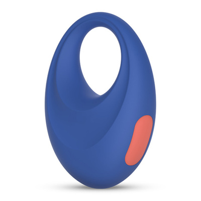 Синее эрекционное кольцо RRRING Casual Date Cock Ring FeelzToys (синий; оранжевый) 