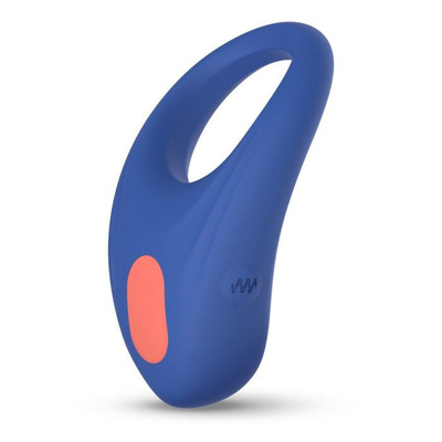 Синее эрекционное кольцо RRRING Date Night Cock Ring FeelzToys (синий; оранжевый) 
