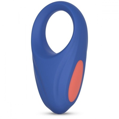 Синее эрекционное кольцо RRRING First Date Cock Ring FeelzToys (синий; оранжевый) 