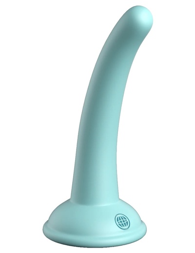 Аквамариновая насадка для страпона Curious Five на присоске - 14,6 см. PipeDream (зеленый) 
