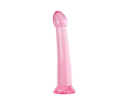 Розовый нереалистичный фаллоимитатор Jelly Dildo XL - 22 см. Toyfa Basic 