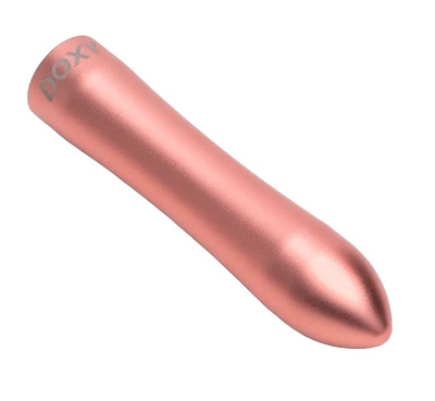 Розовая металлическая вибропуля Doxy - 12 см. (381659) (розовый) 