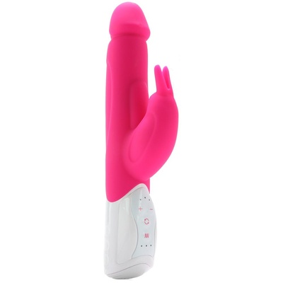 Вибратор Rabbit Essentials с клиторальным стимулятором 25 см. розовый 