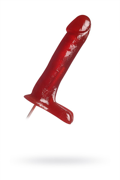Карамель леденцовая Могучий Джо 20 см 1 шт. 476 г Lenco (красный) 