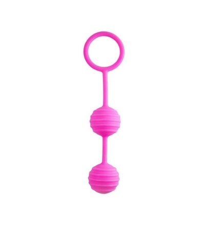 Шарики вагинальные Lovetoy розовые Kegel ball (розовый) 