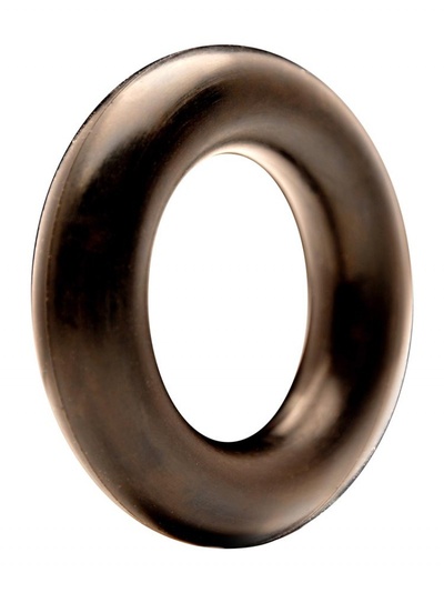 Супер толстое резиновое эрекционное кольцо M&K UK Super Thick Rubber Cock Ring Small (коричневый) 