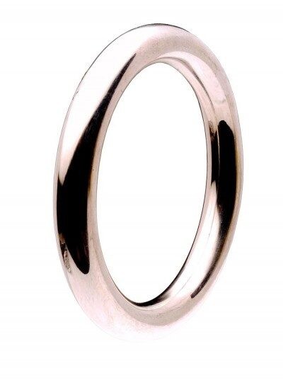 Эрекционное кольцо M&K UK из нержавеющей стали без никеля Donut X-Large (серебристый) 