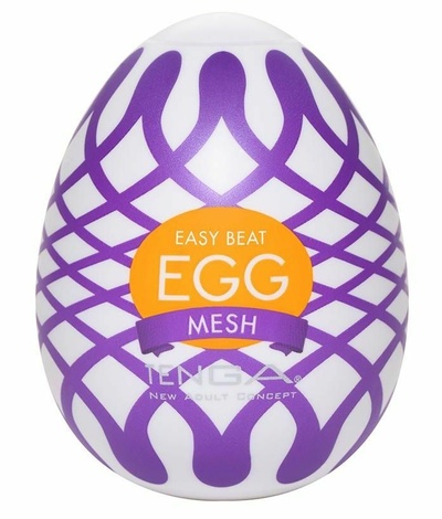Мастурбатор-яйцо Tenga Egg MESH белый 