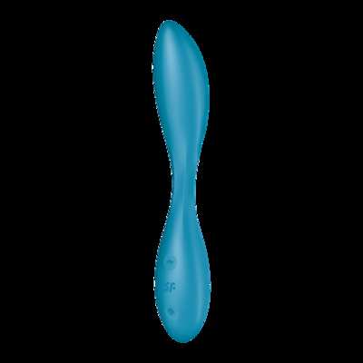 Вибратор для точки G, клитора и внешних половых губ Satisfyer G-Spot Flex 1 голубой 15 см 