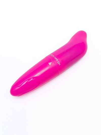 Вибратор водонепроницаемый Дельфин PLASTIC LOVE, розовый, 12 см 