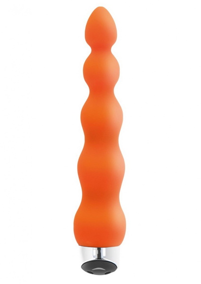 Перезаряжаемый анальный вибратор в виде елочки Stairway To Heaven XL Vibe оранжевый 18,5 Toy Joy 