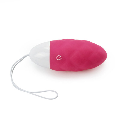 Виброяйцо Lovetoy IJOY Wireless Remote Control Rechargeable Egg розовое 9,5 см (белый; розовый) 