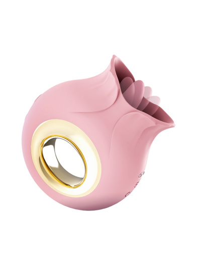 Стимулятор Aibu имитирующий оральные ласки для женщин розовый 9.4см 