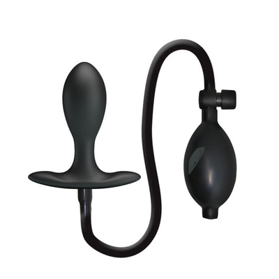 Анальная пробка Pretty Love черная Inflatable Anal Plug (черный) 