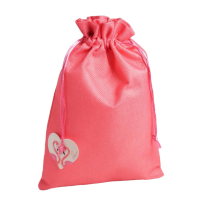 Мешочек для хранения HUANGGANG LAZHI «Фламинго» (розовый) 