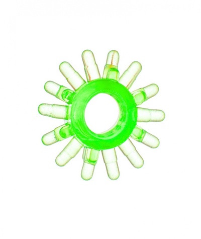 Кольцо Toyfa Солнце гелевое, зеленое (зеленый) 