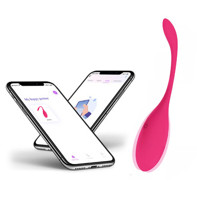 Виброяйцо женское Levett с дистанционным управлением через приложение Mignon APP RU (розовый) 
