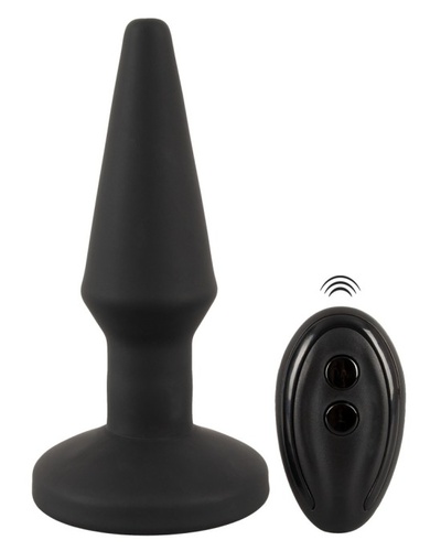 Анальная вибровтулка Orion RC Inflatable Butt Plug, грушка, черная ANOS (черный) 