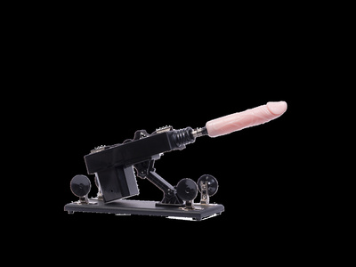 Секс машина Funtasmo Пулемет с 3 насадками 141293655 (черный) 