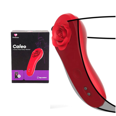 Вибратор Caleo Magic Motion Smart в трусики красный 9 см Smart-вибратор в трусики Caleo 