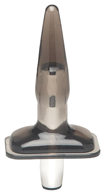 Дымчатая вибровтулка Purrfect Plug Smoke 9,5 см Dream Toys (серый) 
