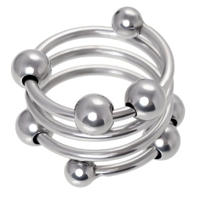 Эрекционное кольцо Metal by TOYFA 717110-S серебристое Малое металлическое кольцо под головку пениса (серебристый) 