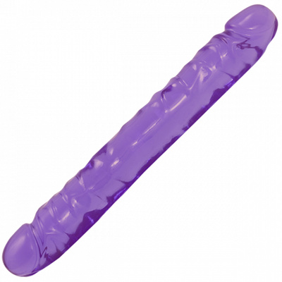 Двусторонний фаллоимитатор Интимная Жизнь 30,5 см, фиолетовый 