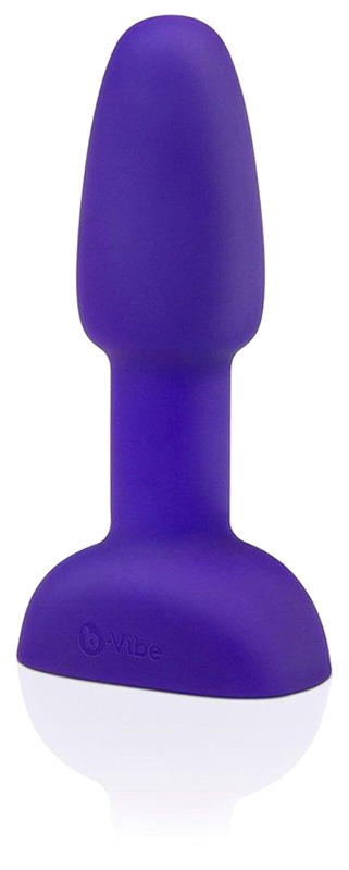 Анальная премиум-пробка с римминг эффектом rimming petite purple b-Vibe (фиолетовый) 