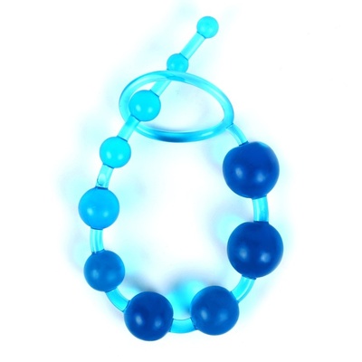 Анальные шарики, Оки-Чпоки, голубые, 30 см (голубой) 