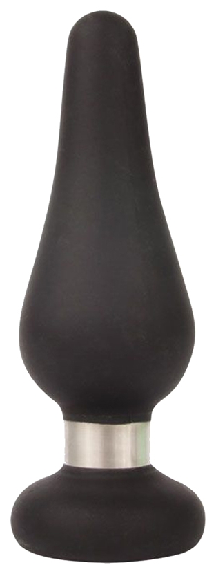 Черная коническая втулка с ограничителем 10 см Bior toys SEM-55051 (черный; серебристый) 