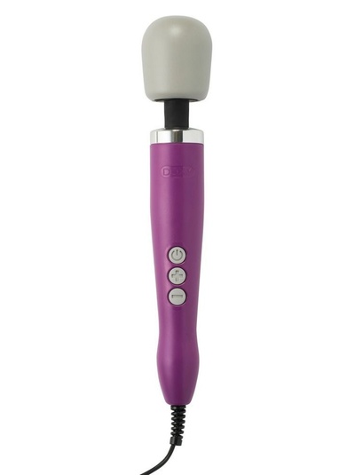 Фиолетовый жезловый вибратор Doxy Original Massager (фиолетовый; черный) 