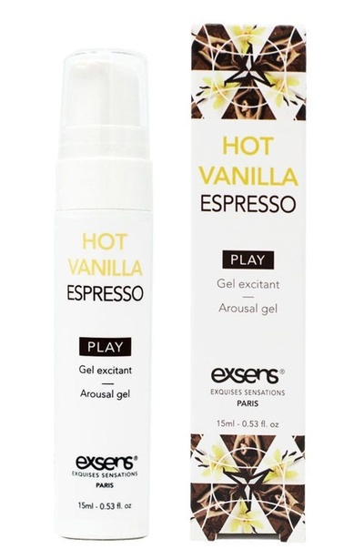 Возбуждающий гель Hot Vanilla Espresso Arousal Gel 15 мл. Exsens 
