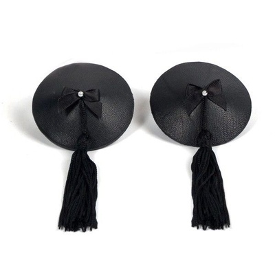 Пэстисы Bijoux Indiscrets с кисточками черные (черный) 