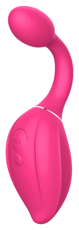Розовый расширяющийся вибратор Gina 19,4 см Yuanse 