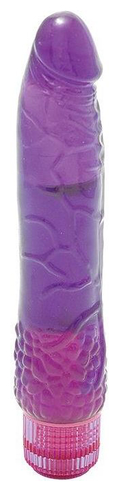 Водонепроницаемый фиолетовый вибромассажер H2O PATRIOT WATERPROOF VIBRATOR 19 см Seven Creations 